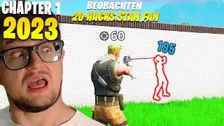 HACKER 😱 auf ECHTEN ALTE OG Fortnite MAP aus Chapter 1 in 2023
