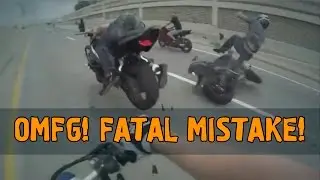 ANIMALS ATTACKS MOTORCYCLIST AND BRUTAL MOTORCYCLE CRASH MOTO ACCIDENT