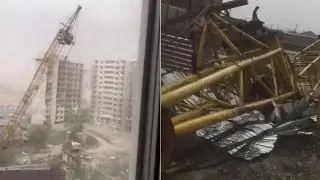 КУДА УПАЛ КРАН? АСТАНА 22.05.2018