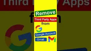How to remove third party access from gmail | Gmail se account kaise remove kare #digitalkailash