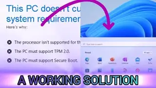 Upgrade to windows 11 on unsupported machine!