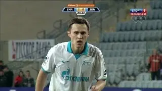 Гол Рязанцева в матче 