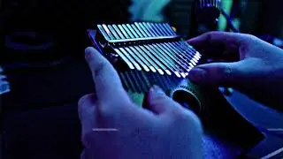 making a lofi beat with a kalimba