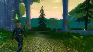 Lotro visiting Galadriel at Caras Ghaladon