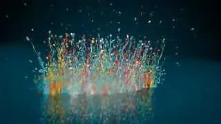 Particles Splash Logo Reveal - After Effects Template