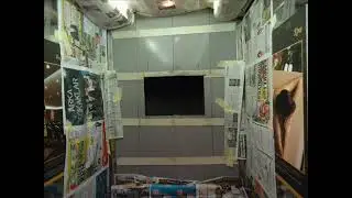 ELEVATOR CABIN MIRROR REAR SCREEN INSTALLATION