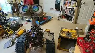 Testing my DIY Wall-E's Voice and Movement