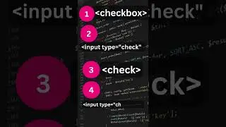 What is the correct HTML for making a checkbox 