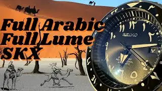 Seiko Mods - Arabian Nights - Full Lume Full Arabic SKX Mod