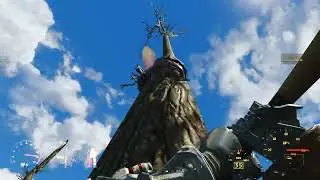There's a bloatfly stuck in the tree, and you're laughing.