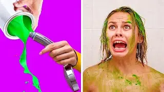 حروب المقالب الطريفة مع الأهل والأصدقاء || أفضل المقالب والخدع الرائعة