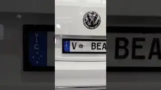 Slimline Number Plate Installation on VW Passat