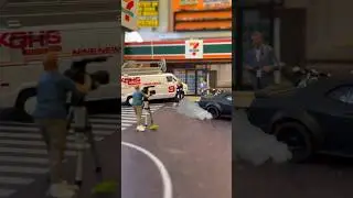 Hot wheels City News crew 📰 in action reporting on the illegal street racing pandemic #hotwheels