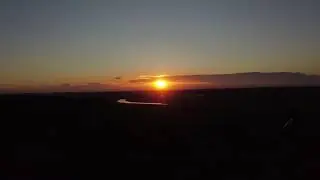 Один день в Федякино. Вечор. Закат.