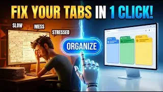 How to Organize 100+ Chrome Tabs in Seconds with TabHorizon AI 🚀