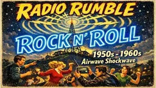 Fast 1950s Rock n Roll | MIDNIGHT RADIO RUMBLE (Epic Guitar & Piano Solo)