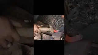 Indian Blacksmith working Making nut cutting tool  #knife #shorts
