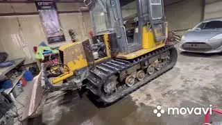 Дымность двигателя и чистка гидробака с заменой насоса пилотного Morooka