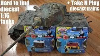 Take N Play Talking Toby and Salty + FURY - Sherman, Tiger and King Tiger Battle