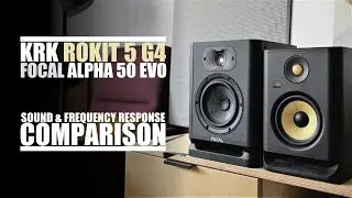 DSAUDIO.review || Focal Alpha 50 EVO vs KRK Rokit 5 G4 RP5G4 || sound.DEMO