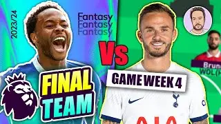FPL GW4 TEAM SELECTION | Fantasy premier league tips 2023/24
