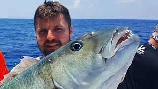 Риболов на океански зверове УДАР след УДАР над 15 вида риби Seychelles fishing
