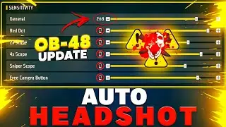 OB48 AFTER UPDATE NEW SENSITIVITY SETTING IN FREE FIRE | AUTO HEADSHOT SETTING FREE FIRE