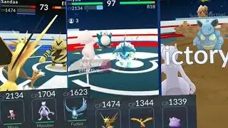 LEGENDARY POKEMON LEAKED BATTLE | Pokemon Go | Mew , Mewtwo , Zapdos , Artiquno , Moltres and Ditto