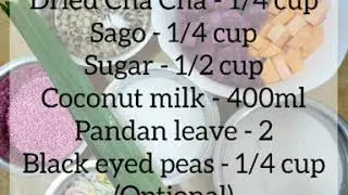 BUBUR CHA CHA RECIPE | HOMEMADE BUBUR CHA CHA | HOW TO MAKE BUBUR CHA CHA RECIPE
