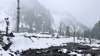Snow fall at Kashmir 2023