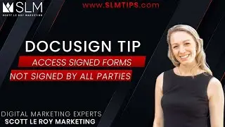 DocuSign Tip - Access Signed Forms Not Signed by All Parties