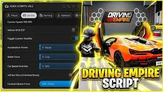 🚀 NEW | Roblox Driving Empire 🚗 SCRIPT! - Cash Farm - MORE!