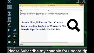 Search Files, Folders & Text Content from Computer, Desktop, Laptop Windows 7,8,10 || Exclusive Tips