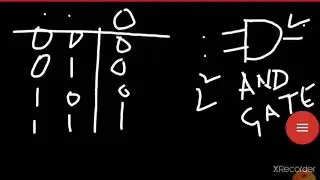 What is AND gate and how to make a truth table for it.