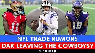 NFL Rumors: Dak Prescott Leaving Cowboys + NFL Trade Rumors On Brandon Aiyuk, Justin Jefferson | Q&A