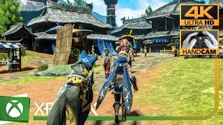 Monster Hunter: Rise ❯ Xbox Series X Gameplay with Ultra High Graphics looks AWESOME ❯ 4K 60fps HDR