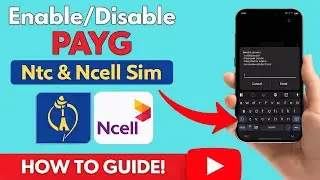 How To Enable/Disable PAYG In NTC And NCELL ?
