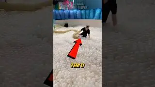 She cleans the balls from the adult ball pit (credits: @upsidedownamsterdam/TT)