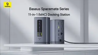 Baseus Spacemate Series 11-in-1 (MAC) Docking Station | Efficient. Productive. Organized.