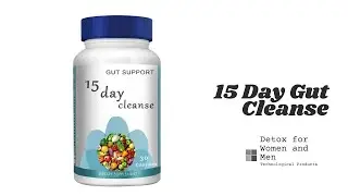 15 Day Gut Cleanse | Detox for Women and Men | Natural Gut Health Support