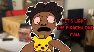 iShowSpeed Sets Off Fireworks in His Room Animated