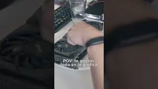 La verdadera cena de un gamer 🍽️🤣Ninguna placa de video fue dañada durante la filmación 👀 #gaming
