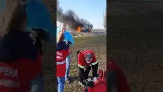 Подбили скорую под Херсоном, 26 февраля