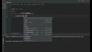 reverse list by using single for loop in python | python | tutorial | interview question