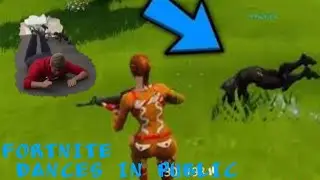 REMAKING FORTNITE DANCES IN PUBLIC!