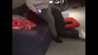FATHER GETS SPANKED
