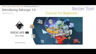 Inkscape 1.0: Bezier Tool Tutorial. 2020.  Inkscape Tutorial, Inkscape Lesson