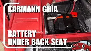Karmann Ghia: Battery Under Back Seat
