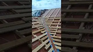 Реконструкция, монтаж мембраны на ендове.