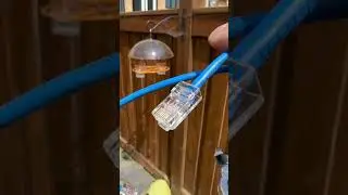 Professional outdoor camera install 🤪 